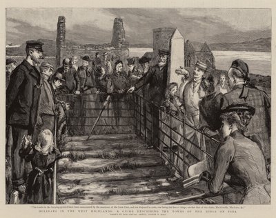 Ferien in den West Highlands, ein Führer, der die Gräber der Könige auf Iona beschreibt von Sydney Prior Hall