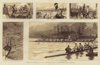 Erinnerungen an ein Oxford- und Cambridge-Bootsrennen von Sydney Prior Hall