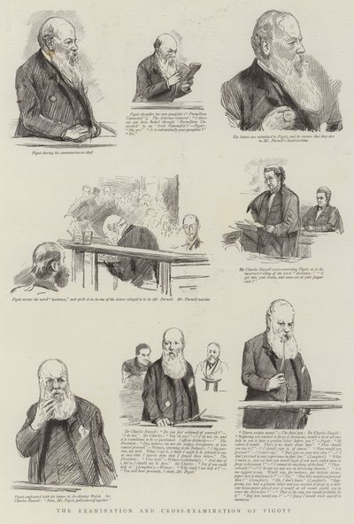 Die Untersuchung und Kreuzverhör von Pigott von Sydney Prior Hall