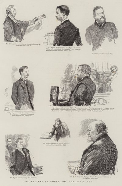 Die Briefe zum ersten Mal vor Gericht von Sydney Prior Hall
