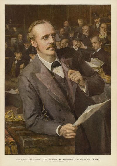 Der ehrenwerte Arthur James Balfour von Sydney Prior Hall