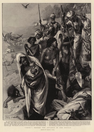 Dann!, vor dem Vormarsch im Sudan von Sydney Prior Hall