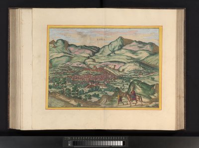 Ansicht der Stadt Málaga von Symon Novelanus (possibly)