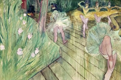 Ballettszene von TOULOUSE LAUTREC