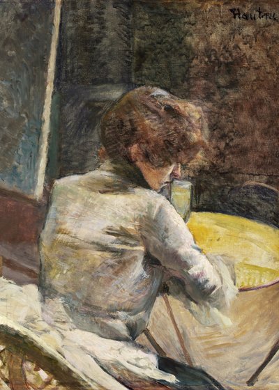 Warten (ca. 1887) von TOULOUSE LAUTREC
