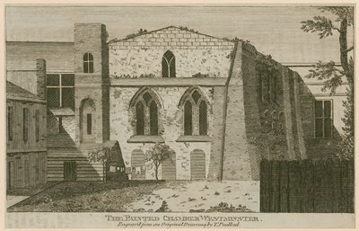 Die bemalte Kammer, Westminster Palace, London von T. Prattent