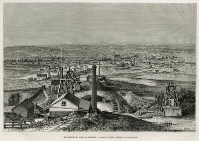 Gesamtansicht der Minen von Sandhurst, Illustration nach einer Zeichnung von Taylor, zur Geschichte 
