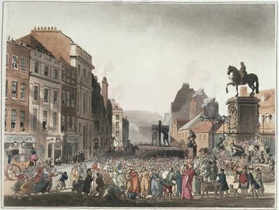 Pranger am Charing Cross aus Ackermanns 