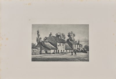 Das Gasthaus Weizengarben, am Eingang zur neuen Dumbarton Road von T. and R. Annan and Sons