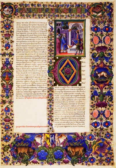 Das zweite Buch der Chroniken, aus Band I der Bibel von Borso d