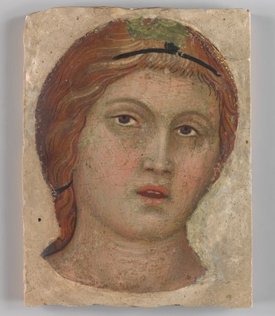Kopf eines Engels in Frontalansicht, ca. 1397 von Taddeo di Bartolo