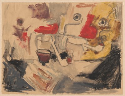 Pfeife rauchend von Tadeusz Makowski