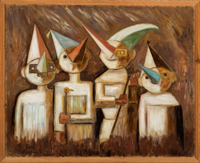 Verkleidete Kinder von Tadeusz Makowski