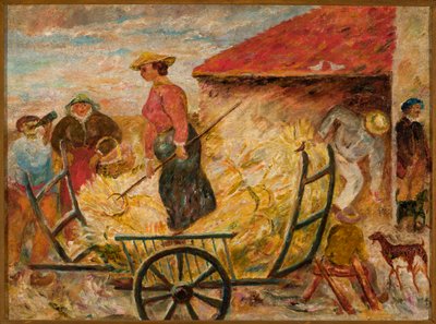 Getreideernte von Tadeusz Makowski