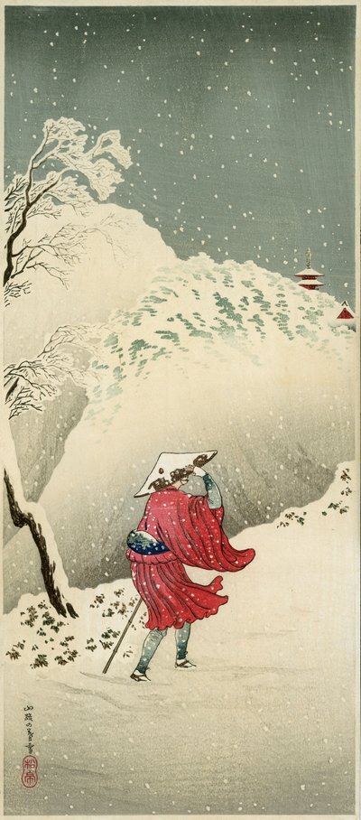 Reisender im Schnee von Takahashi  Hiroaki