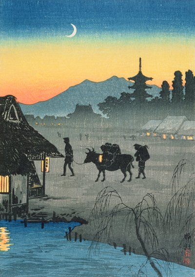 Rückkehr ins Dorf, 1930er Jahre von Takahashi Hiroaki