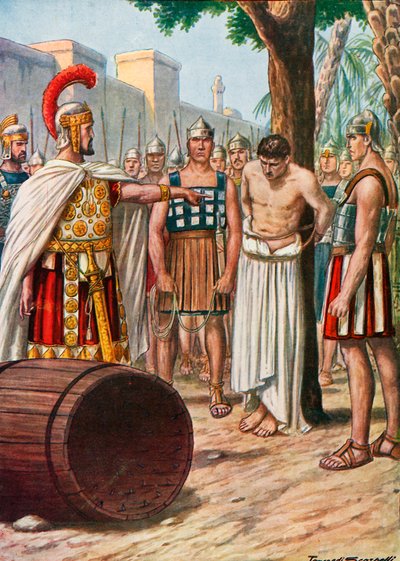 Marcus Atilius Regulus kehrt nach Karthago zurück von Tancredi Scarpelli