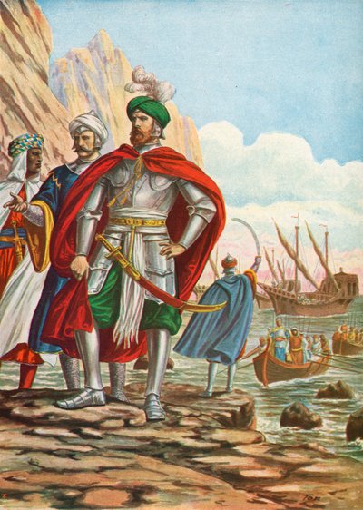 Mustafa landet 1570 auf der Insel Zypern von Tancredi Scarpelli