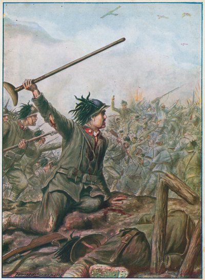 Der heldenhafte Tod von Enrico Toti von Tancredi Scarpelli