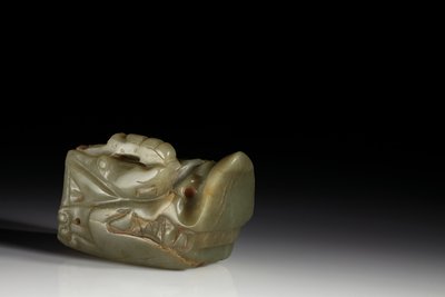 Der Junkunc Jade Drachenkopf von Tang Dynasty Chinese School