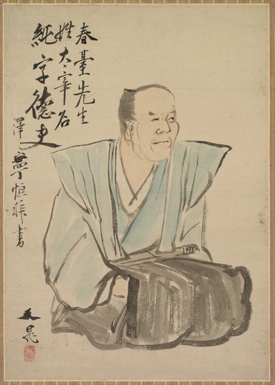 Imaginäres Porträt von Shundai Dazai von Tani Buncho