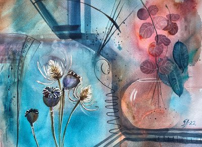 Abstrakte botanische Gelassenheit von Tanya Lundmark