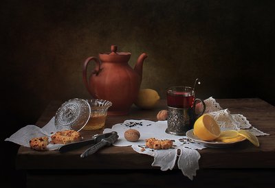 Gemütliche Teezeit von Tatyana Skorokhod