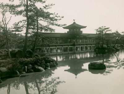 Heian-Jingu-Schreingärten in Kyoto, um 1900 - 1915 von Teijiro Takagi