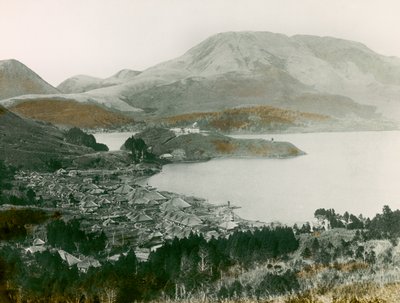 Ashinoko-See in Hakone um 1900 - 1915 von Teijiro Takagi