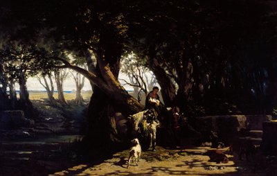 Ardenza oder Olivenhain in Antignano von Telemaco Signorini