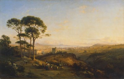 Neapel von Conocchia aus, 1838 von Teodoro Duclere