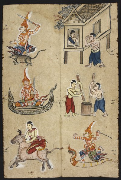 Thai-Wahrsagungshandbuch (Phrommachat), Horoskope basierend auf dem chinesischen Tierkreis von Thai School