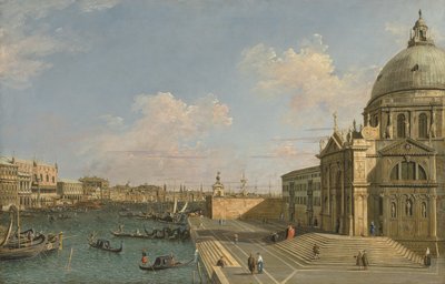 Eingang zum Canal Grande, Venedig, Blick nach Osten, um 1730er von The Bateman Master