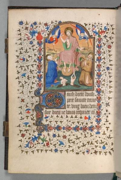 Stundenbuch Gebrauch von Paris: Fol. 204v, Jüngstes Gericht, ca. 1420 von The Bedford Master