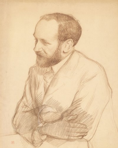 Porträt von Henri Gheon, um 1903 von Theo van Rysselberghe