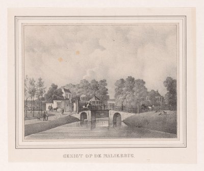 Maliebrücke in Utrecht von Theodoor Soeterik (possibly)