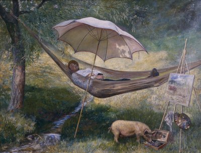 Selbstporträt von Theodor Kittelsen
