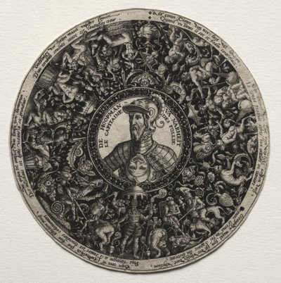 Entwurf für eine Schale mit Medaillons von Theodor de Bry