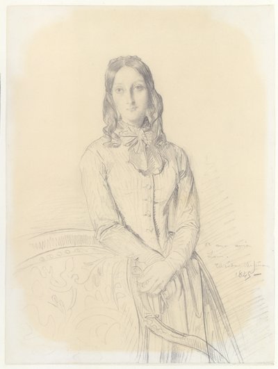 Porträt von Madame Gabrielle Marcotte de Quivières von Théodore Chassériau