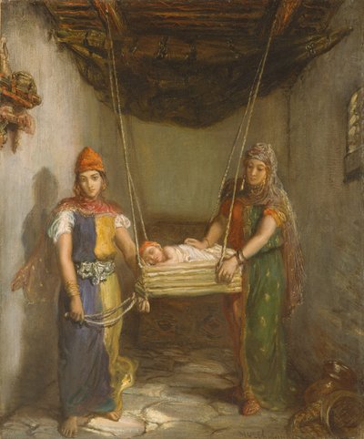 Szene im jüdischen Viertel von Constantine von Théodore Chassériau