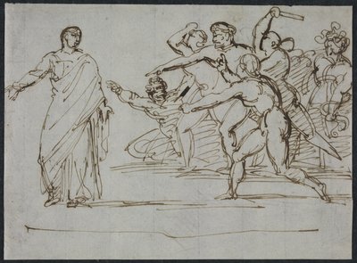 Ermordung von Tiberius von Theodore Gericault