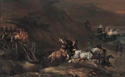 Auffahrende Artillerie von Theodore Gericault