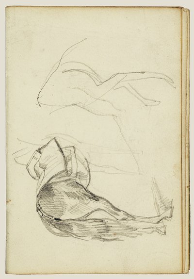 Pferdestudien von Theodore Gericault
