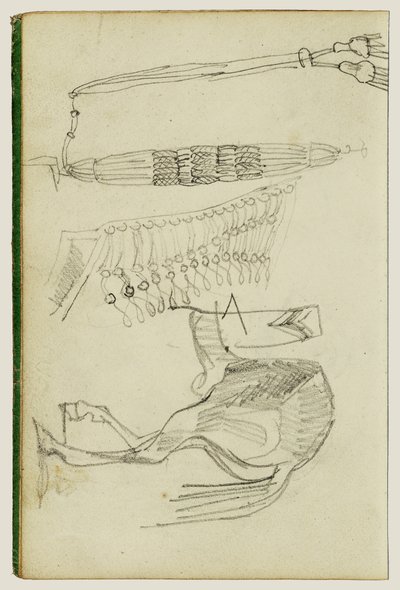 Pferdestudien und Quasten von Theodore Gericault