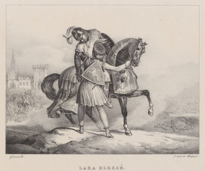 Lara verwundet von Theodore Gericault