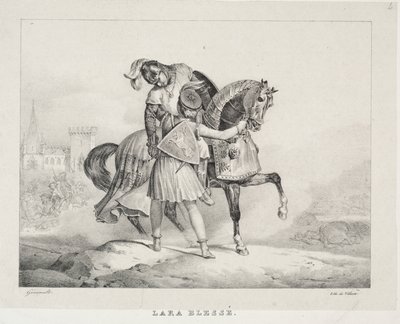 Lara verwundet von Theodore Gericault