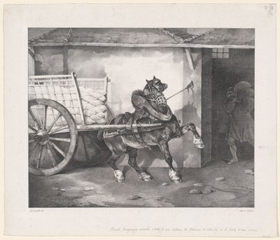 Das Pferd des Gipsers von Theodore Gericault