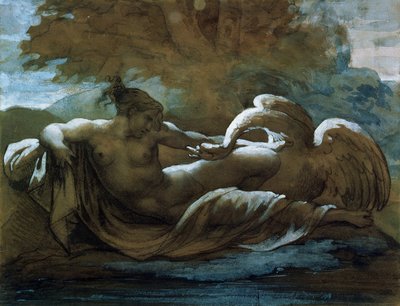 Leda und der Schwan von Theodore Gericault