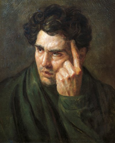 Porträt von Lord Byron von Jean-Louis Théodore Géricault von Theodore Gericault