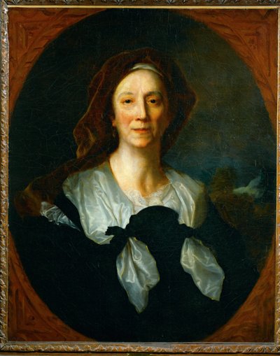 Porträt von Marie Serre, Mutter des Malers Hyacinthe Rigaud von Theodore Gericault